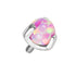 Titanium Internal Claw Set Synth Opal Ball Internal
