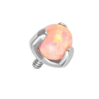 Titanium Internal Claw Set Synth Opal Ball Internal
