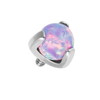 Titanium Internal Claw Set Synth Opal Ball Internal