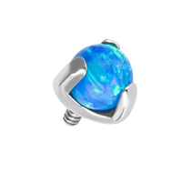 Titanium Internal Claw Set Synth Opal Ball Internal
