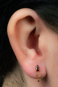 Titanium Internally Threaded Labrets 1.2mm - Titanium Cleopatra