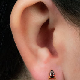 Gold Titanium Internally Threaded Labrets 1.2mm - Cleopatra