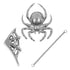 Titanium Internal Thread Labrets 1.2mm - Wolf Spider VS Spider Web Halloween Chain Pack