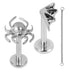 Titanium Internal Thread Labrets 1.2mm - Wolf Spider VS Spider Web Halloween Chain Pack
