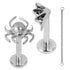 Titanium Internal Thread Labrets 1.2mm - Wolf Spider VS Spider Web Halloween Chain Pack