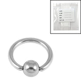 Sterile Titanium BCR with Titanium Ball