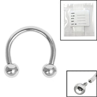 Sterile Titanium Internal Thread Circular Barbells (CBB) (Horseshoes)