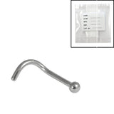 Sterile Titanium Nose Studs - Ball