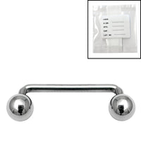 Sterile Titanium Externally Threaded Surface Barbell