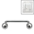 Sterile Titanium Externally Threaded Surface Barbell