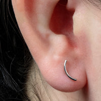 Titanium Internal Smile Curved Bar Top