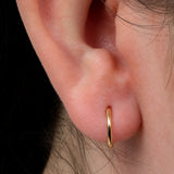 Zura 14ct Solid Gold Hinged Clicker Ring