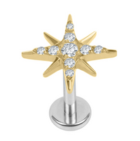 Titanium Internal Stjarna Jewelled Top
