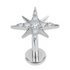 Titanium Internal Stjarna Jewelled Top