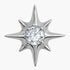 Titanium Internal Cosmic Mini 8 Point Jewelled Star Top