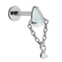 Titanium Internally Threaded Labrets 1.2mm - Cleopatra