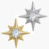Titanium Internal Cosmic Mini 8 Point Jewelled Star Top