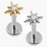 Titanium Internal Cosmic Mini 8 Point Jewelled Star Top
