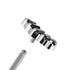 Titanium Internal Five Jewelled Art Deco Baguette Fan Top