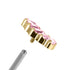Titanium Internal Five Jewelled Art Deco Baguette Fan Top