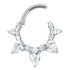 Titanium Anastasia Hinged Clicker Ring
