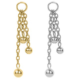 Titanium Trilogy Ball Charm