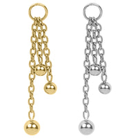 Titanium Trilogy Ball Charm