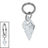 Titanium Delphi Jewelled Charm