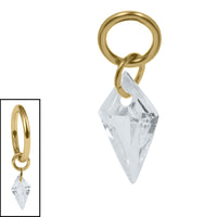 Titanium Delphi Jewelled Charm