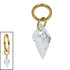 Titanium Delphi Jewelled Charm