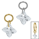 Titanium Sundrop Jewelled Charm