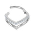 Titanium Corporal Hinged Clicker Ring