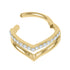 Titanium Corporal Hinged Clicker Ring