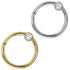 Titanium Lumi Jewelled Ball Hinged Clicker Ring