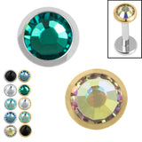 Titanium Internal Jewelled Disk Top