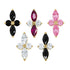 Gold Titanium Internally Threaded Labrets 1.2mm - Arya Marquise