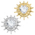 Titanium Internally Threaded Labrets 1.2mm - Crowned Barbed Heart
