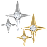 Titanium Internal Double Jewelled Guiding Star Top