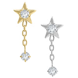 Titanium Internal Jewelled Reul Chain Drop Top