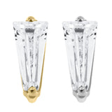 Titanium Internal Jewelled Tapered Baguette Top