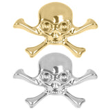 Titanium Internally Threaded Labrets 1.2mm - Jolly Roger