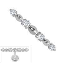 Titanium Internal Sorline Jewelled Top