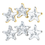 Titanium Internal 3 Sisters Jewelled Stars Top