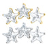 Titanium Internal 3 Sisters Jewelled Stars Top