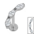 Titanium Internally Threaded Labrets 1.2mm - Titanium River