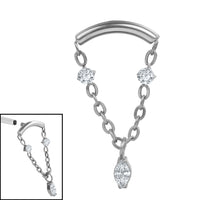 Titanium Brooke Marquise Top