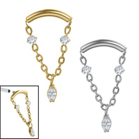 Titanium Brooke Marquise Top