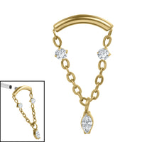 Titanium Brooke Marquise Top