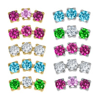Titanium Internally Threaded Labrets 1.2mm - Eternal Trio