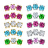 Titanium Internally Threaded Labrets 1.2mm - Eternal Trio